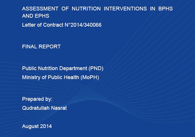 Nutrition Assement Report
